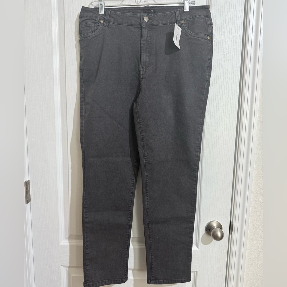 Classic Charcoal Skinny Jeans for Women